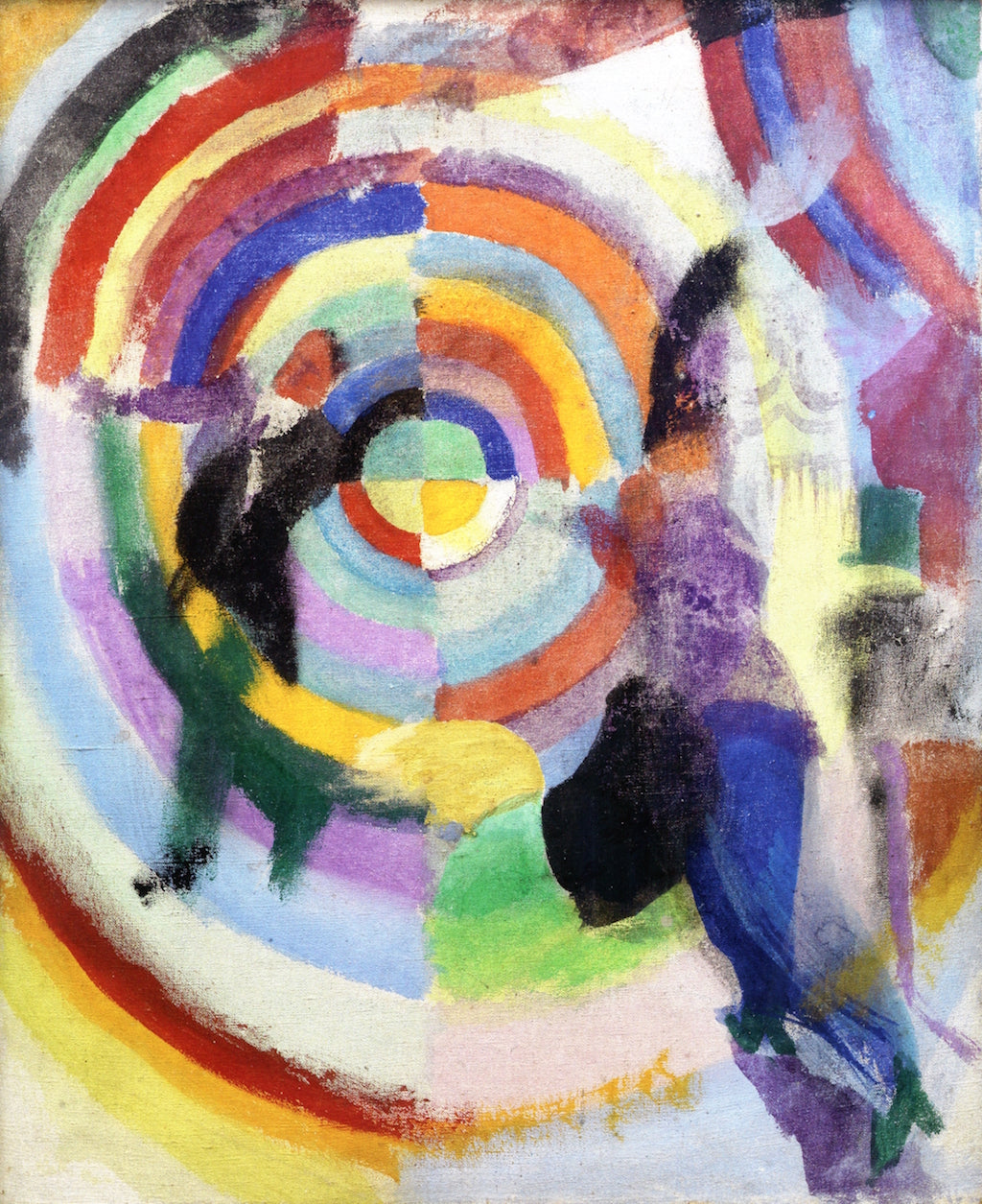 Reproduction du tableau « Drame politique - Robert Delaunay » par Alpha Reproduction en peinture à l’huile