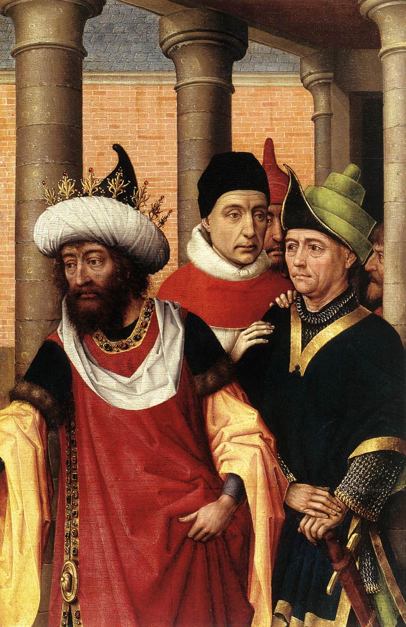 Groupe d'hommes (fragment) - Rogier van der Weyden