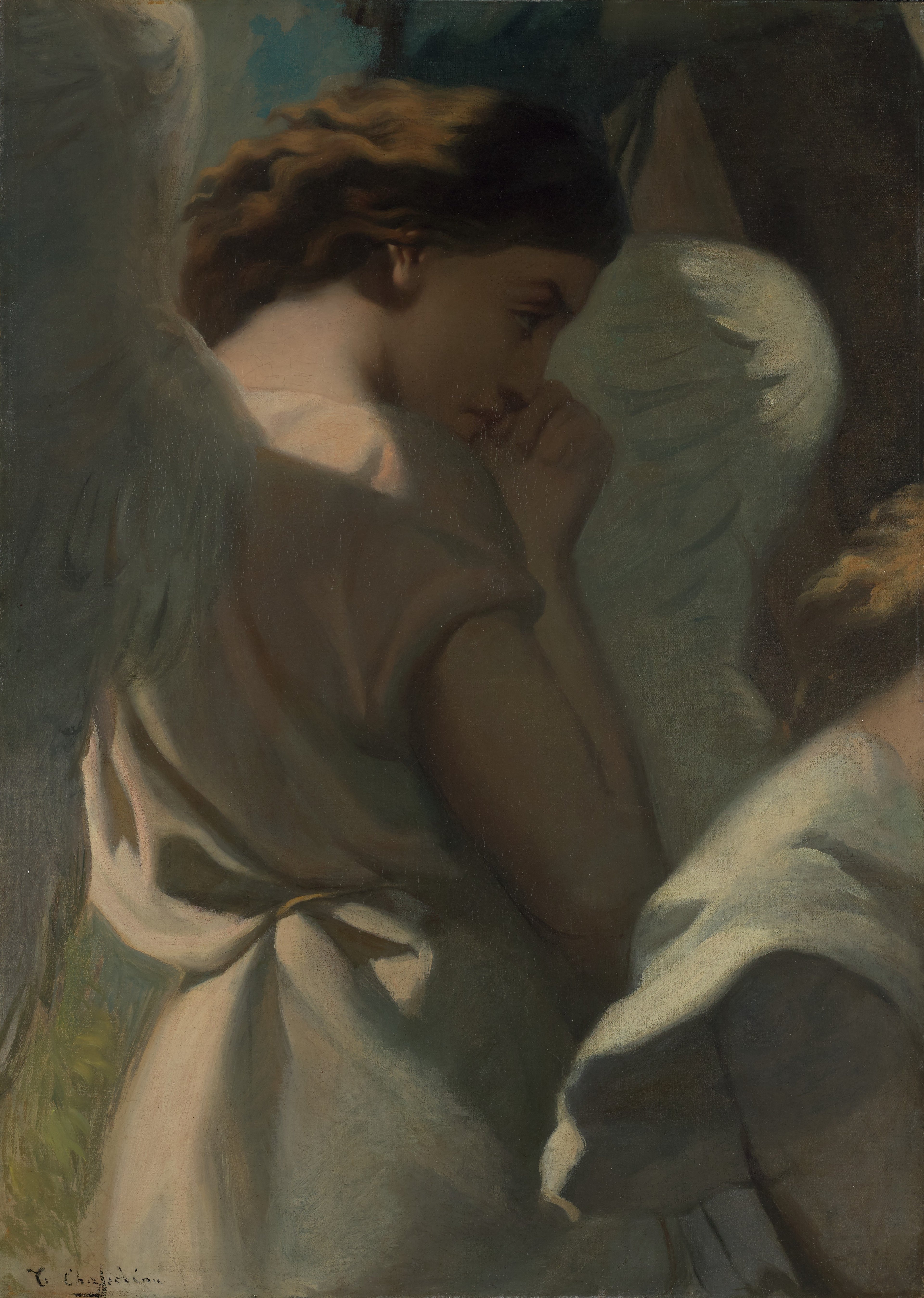 Un ange priant dans le jardin des oliviers - Théodore Chassériau