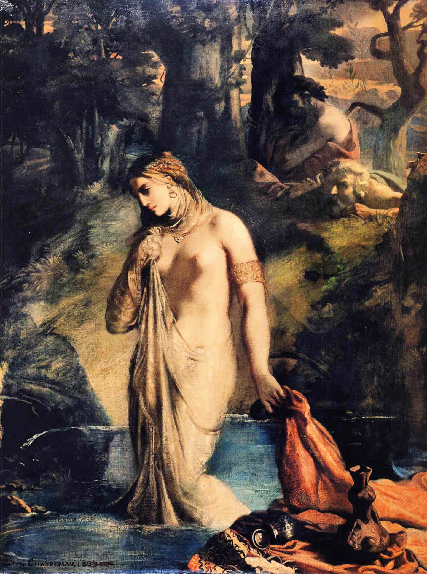 Suzanne au bain - Théodore Chassériau