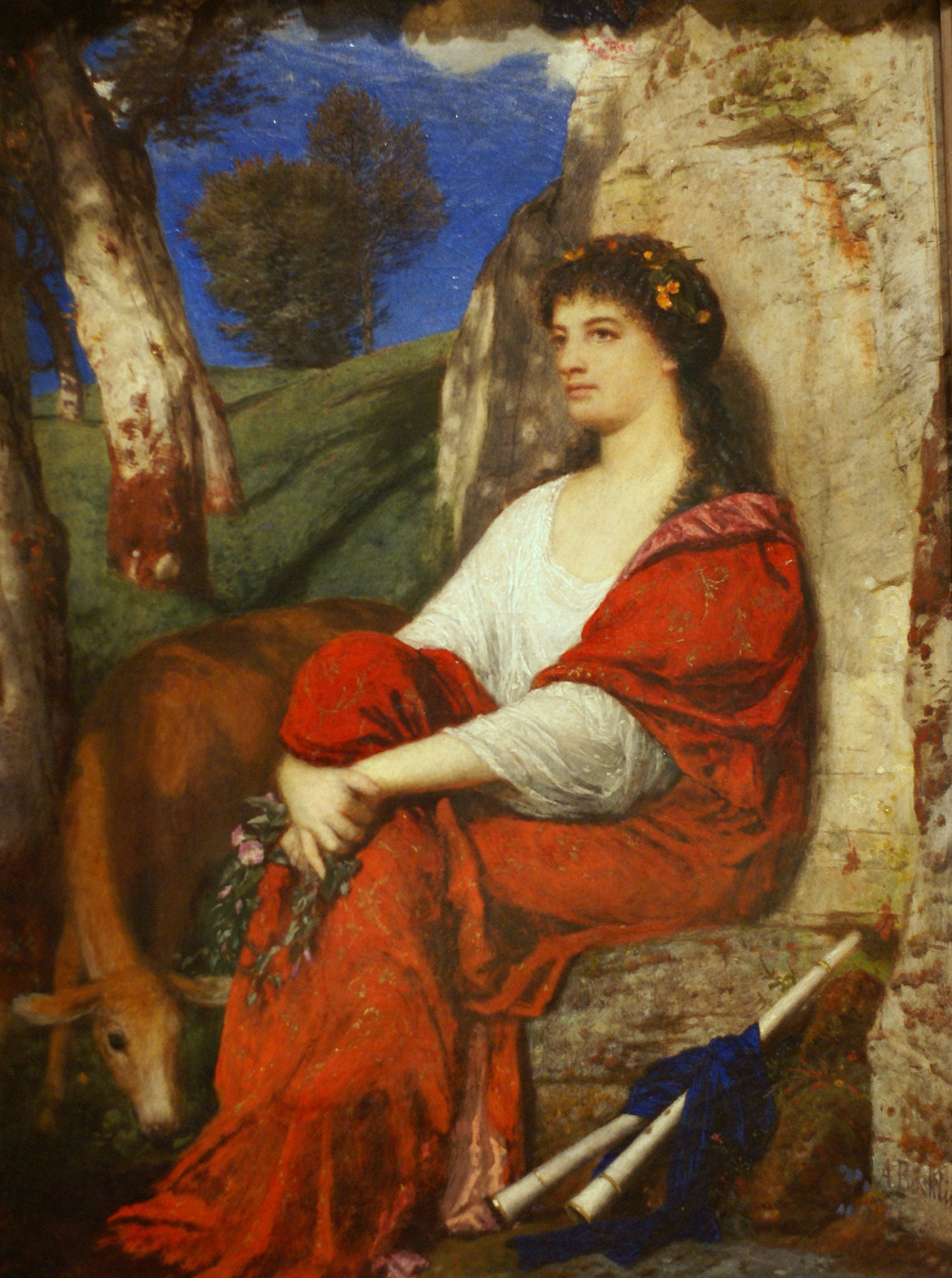 La Muse Euterpe - Arnold Böcklin
