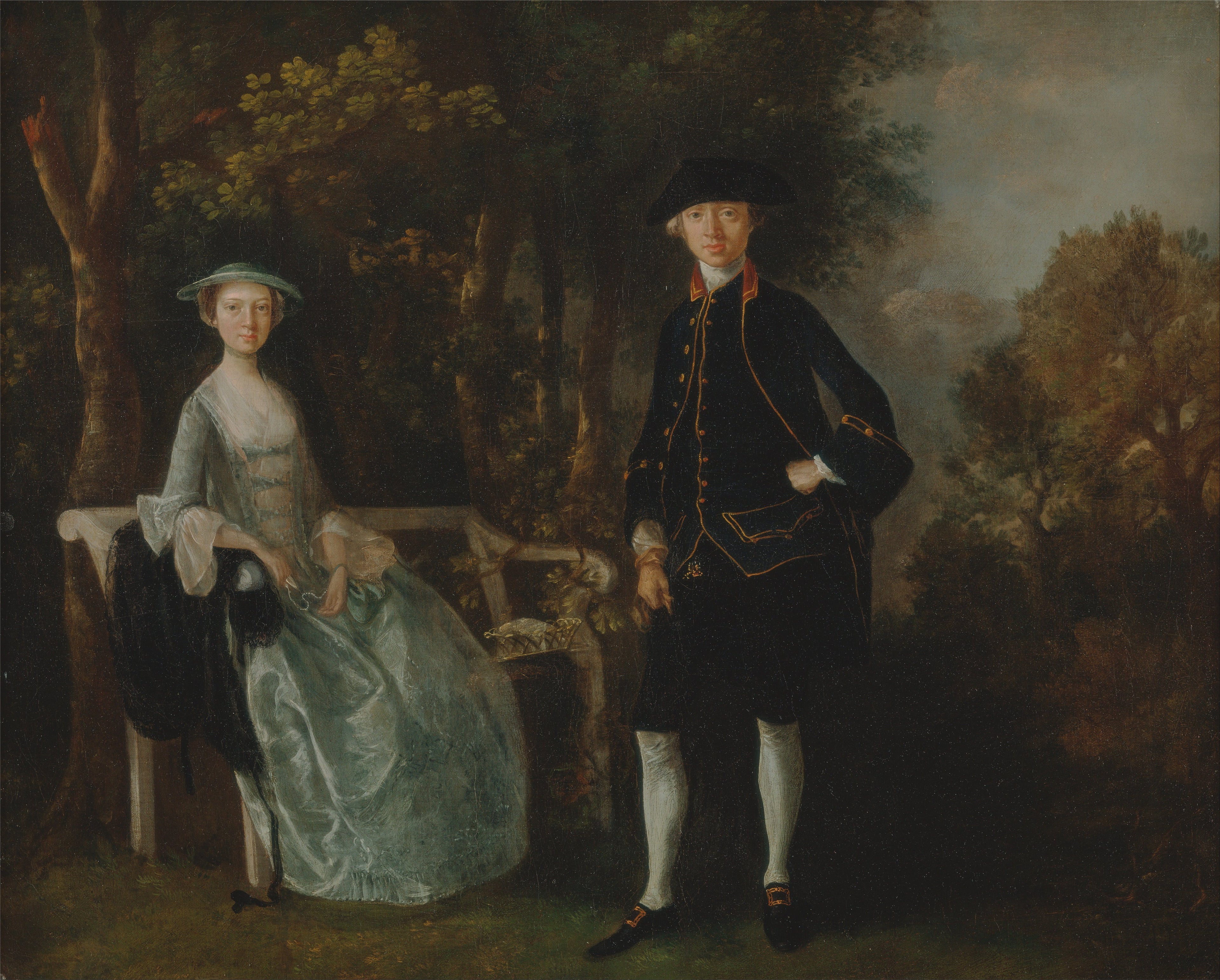 Lady Lloyd et son fils, Richard Savage Lloyd, de Hintlesham Hall, Suffolk - Thomas Gainsborough
