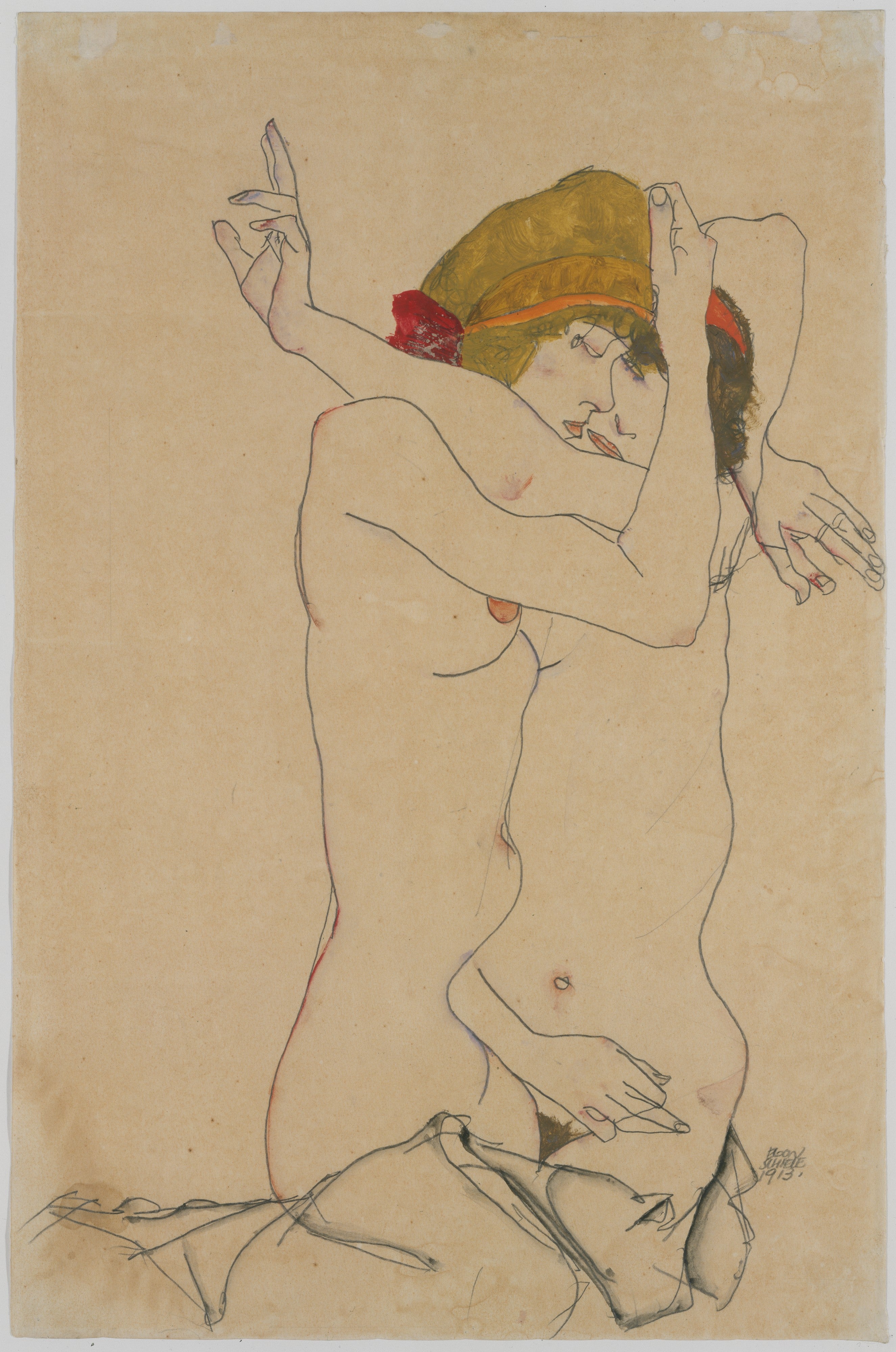 Reproduction du tableau « Deux femmes s'embrassant - Egon Schiele » par Alpha Reproduction en peinture à l’huile