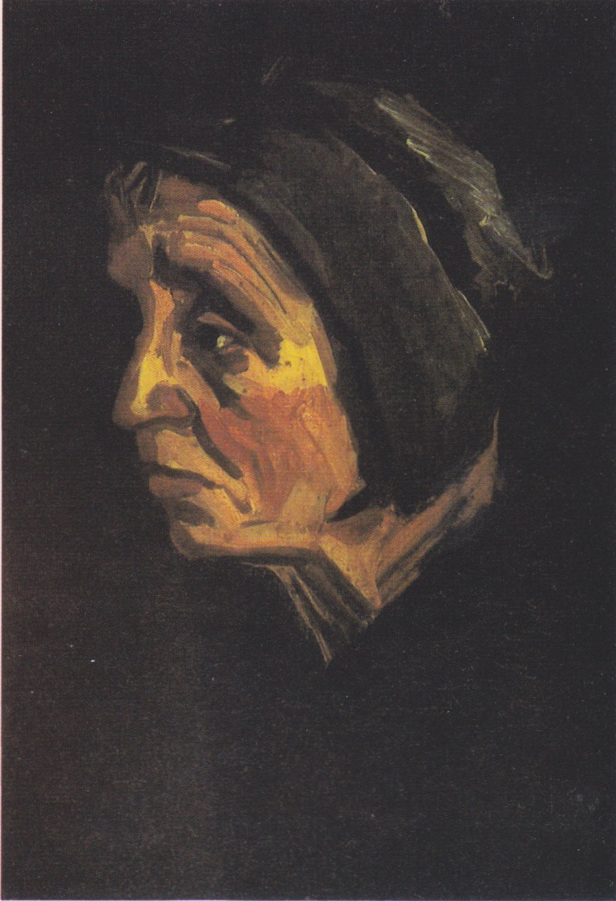 Reproduction du tableau « Tête de femme - Vincent van Gogh » par Alpha Reproduction en peinture à l’huile