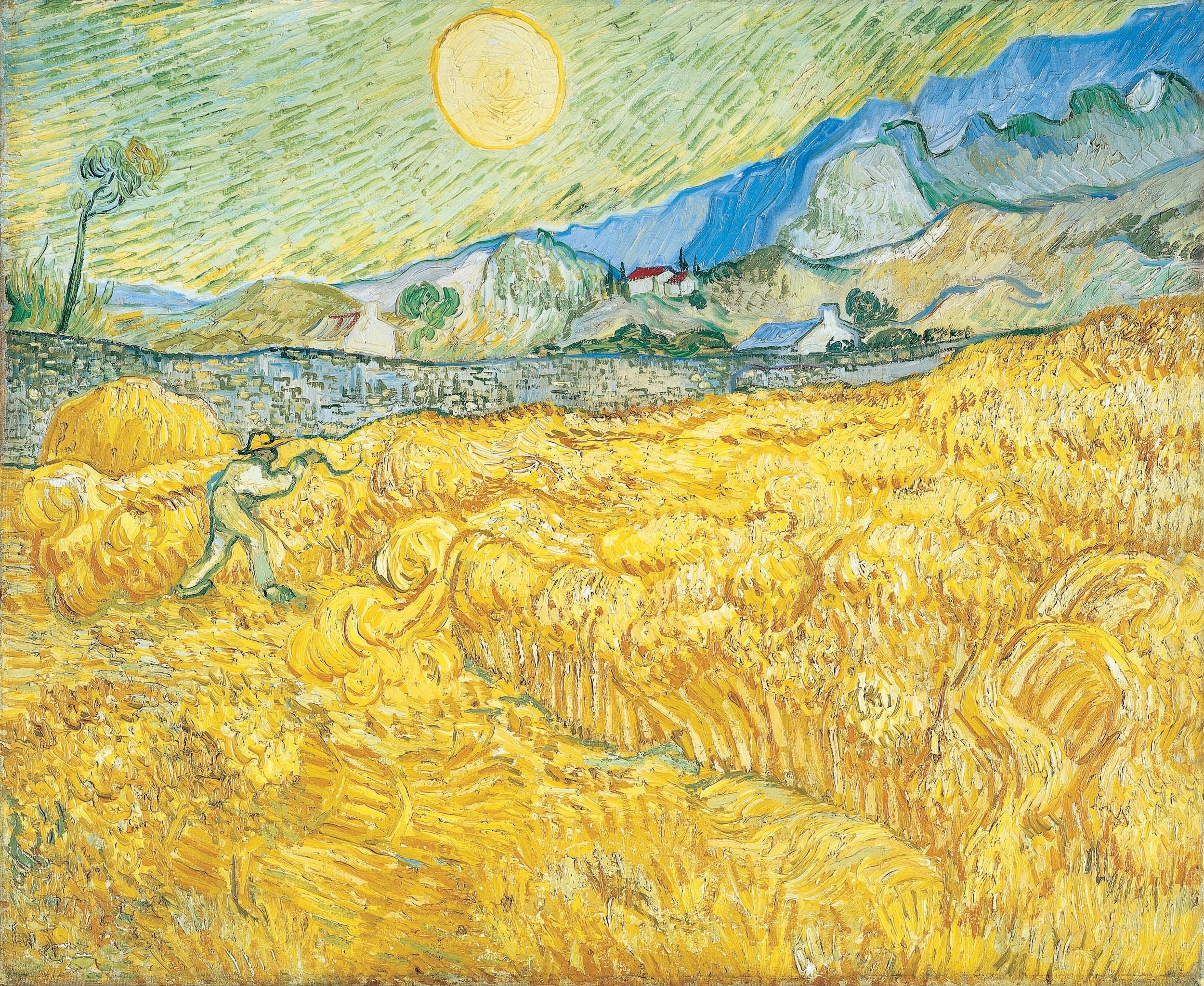 Reproduction du tableau « La moisson - Vincent van Gogh » par Alpha Reproduction en peinture à l’huile