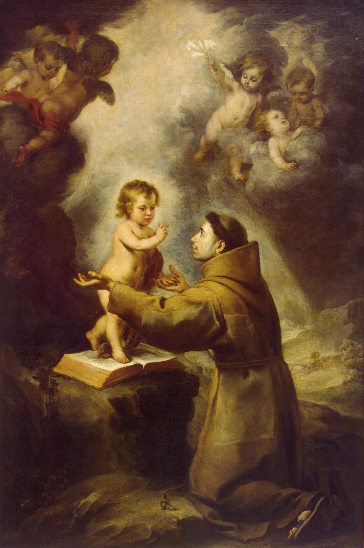 Vision de saint Antoine de Padoue - Bartolomé Esteban Murillo