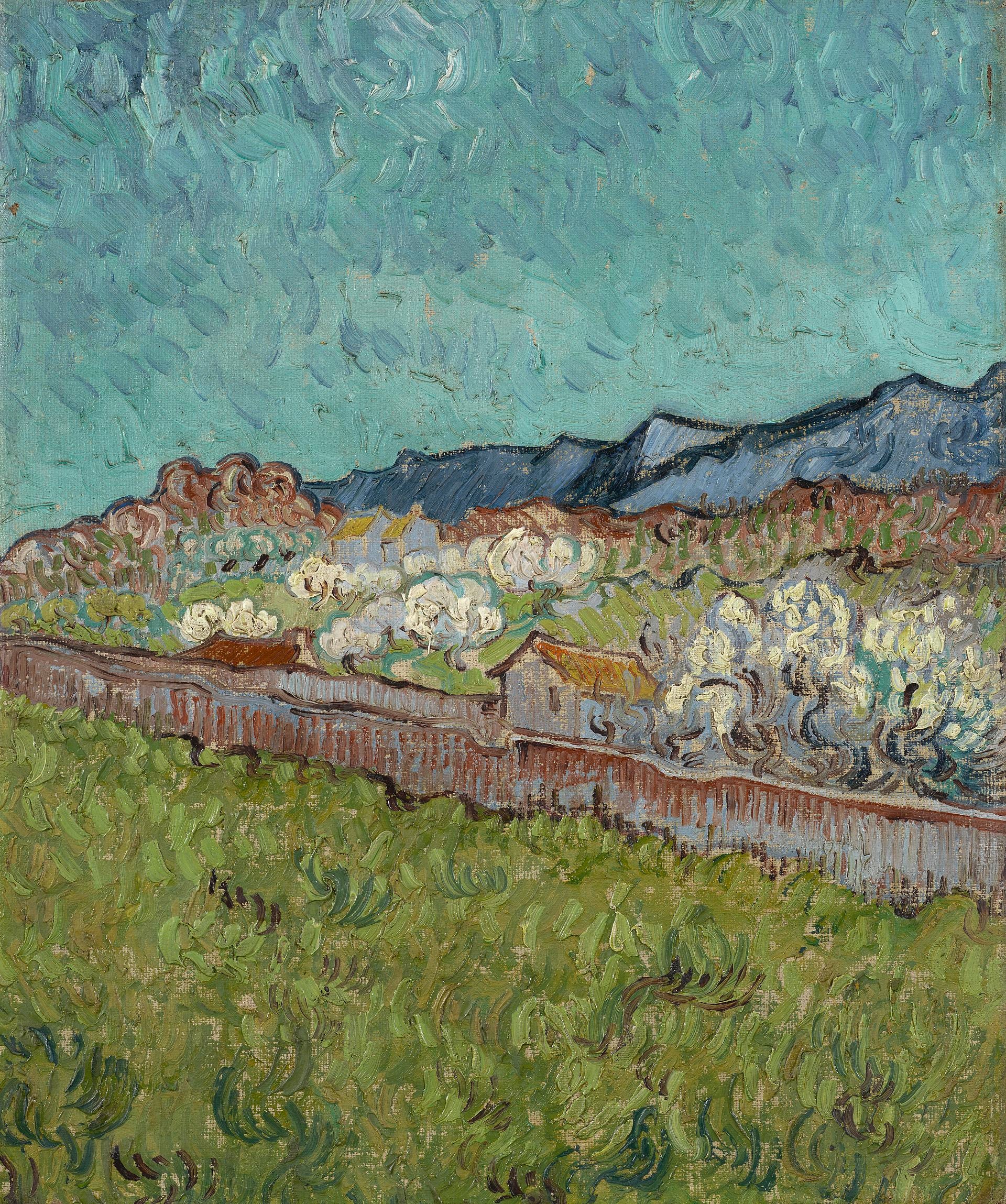 View of the Alpilles - Vincent van Gogh