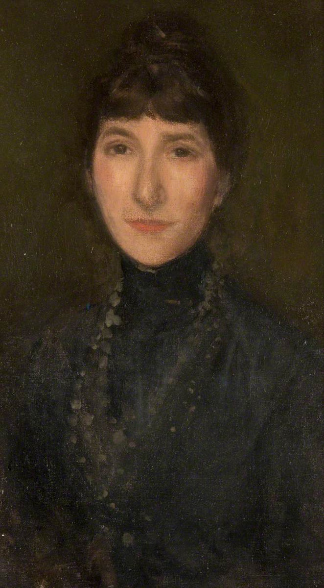 Reproduction du tableau « Le collier de jade - James Abbott McNeill Whistler » par Alpha Reproduction en peinture à l’huile