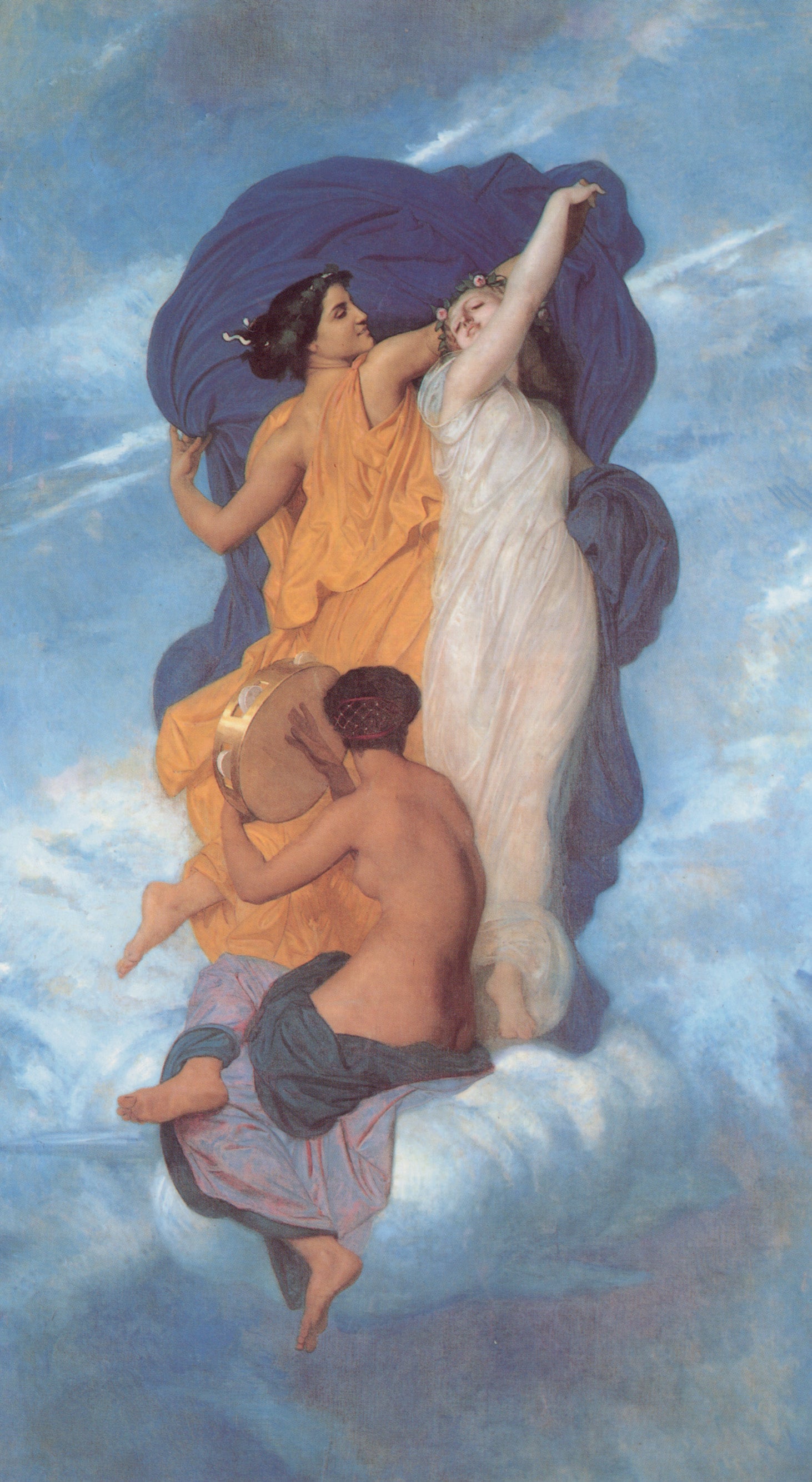 Reproduction du tableau ÂĢ La Danse - Bouguereau Âģ par Alpha Reproduction en peinture à lâhuile