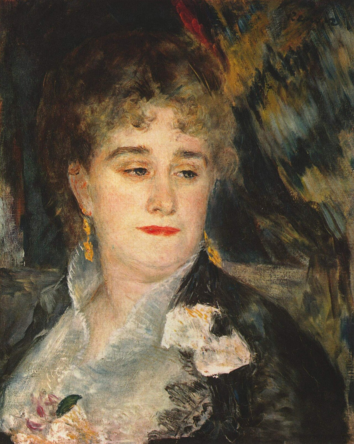 Madame Charpentier par Pierre-Auguste Renoir, exemple d'œuvre parmi les 4500 tableaux attribués au peintre, 1870s, conservée au Metropolitan Museum of Art
