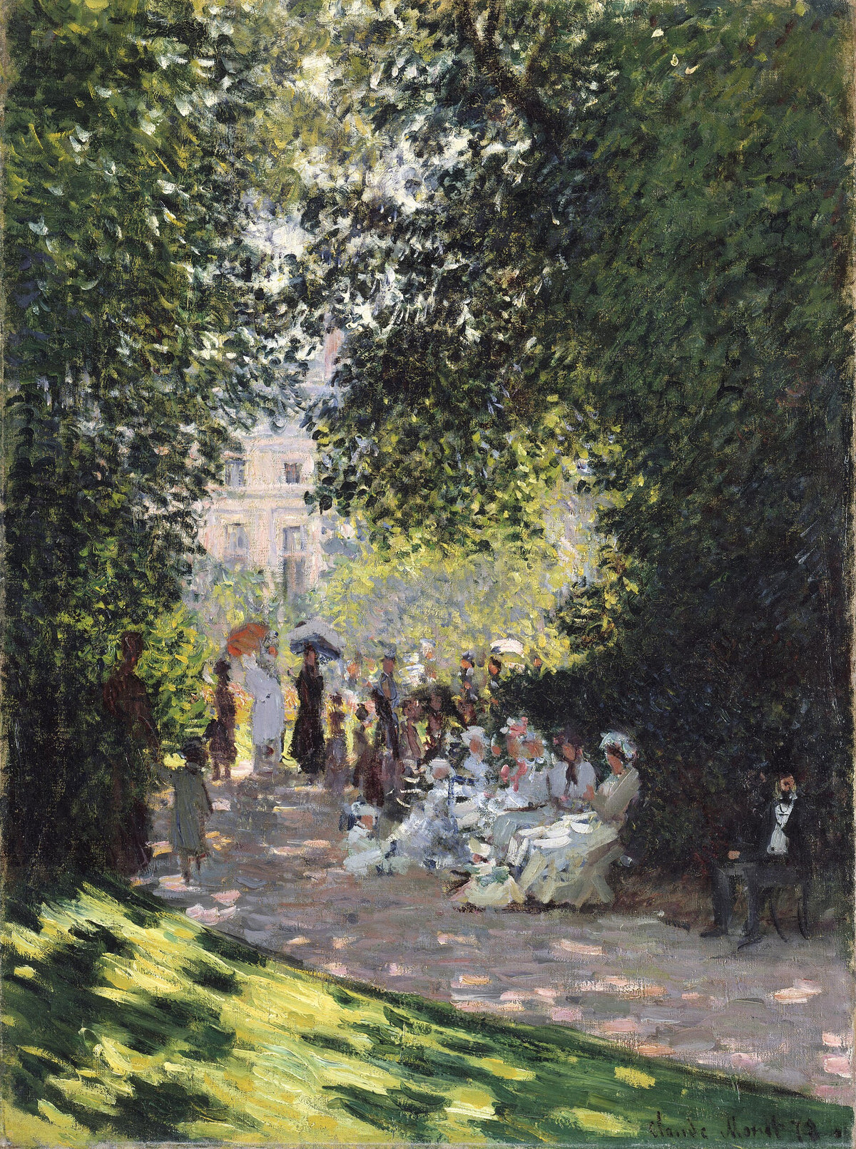 Claude Monet, Le Parc Monceau, 1878, Metropolitan Museum of Art