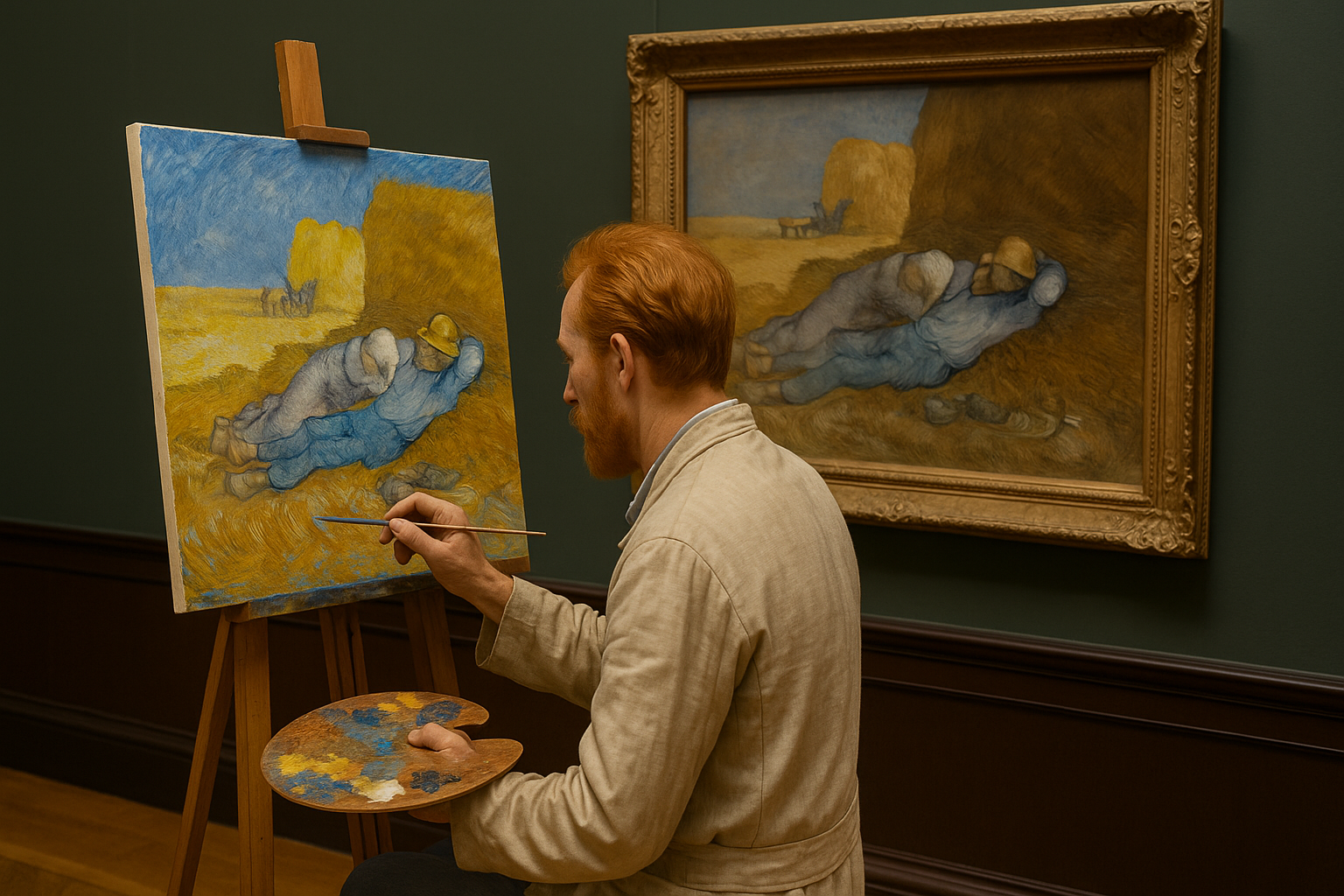 Van Gogh The Nap: When the peaceful peasant becomes an eternal work of art