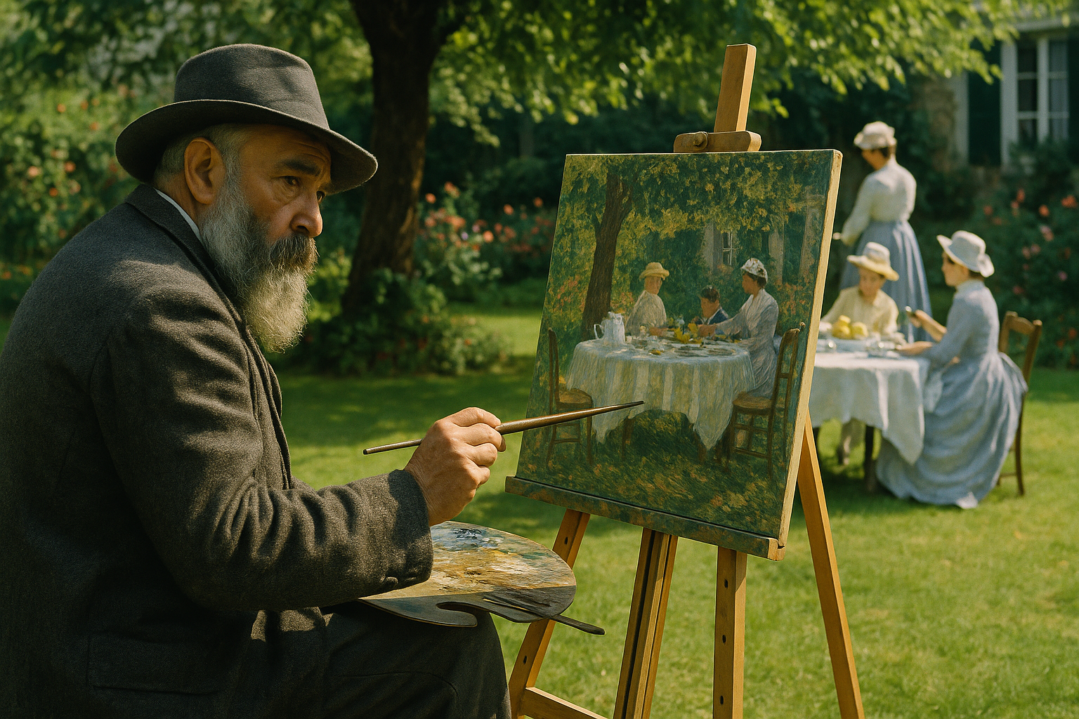 Claude Monet The Lunch: Three Paintings for Three Impressionist Emotions