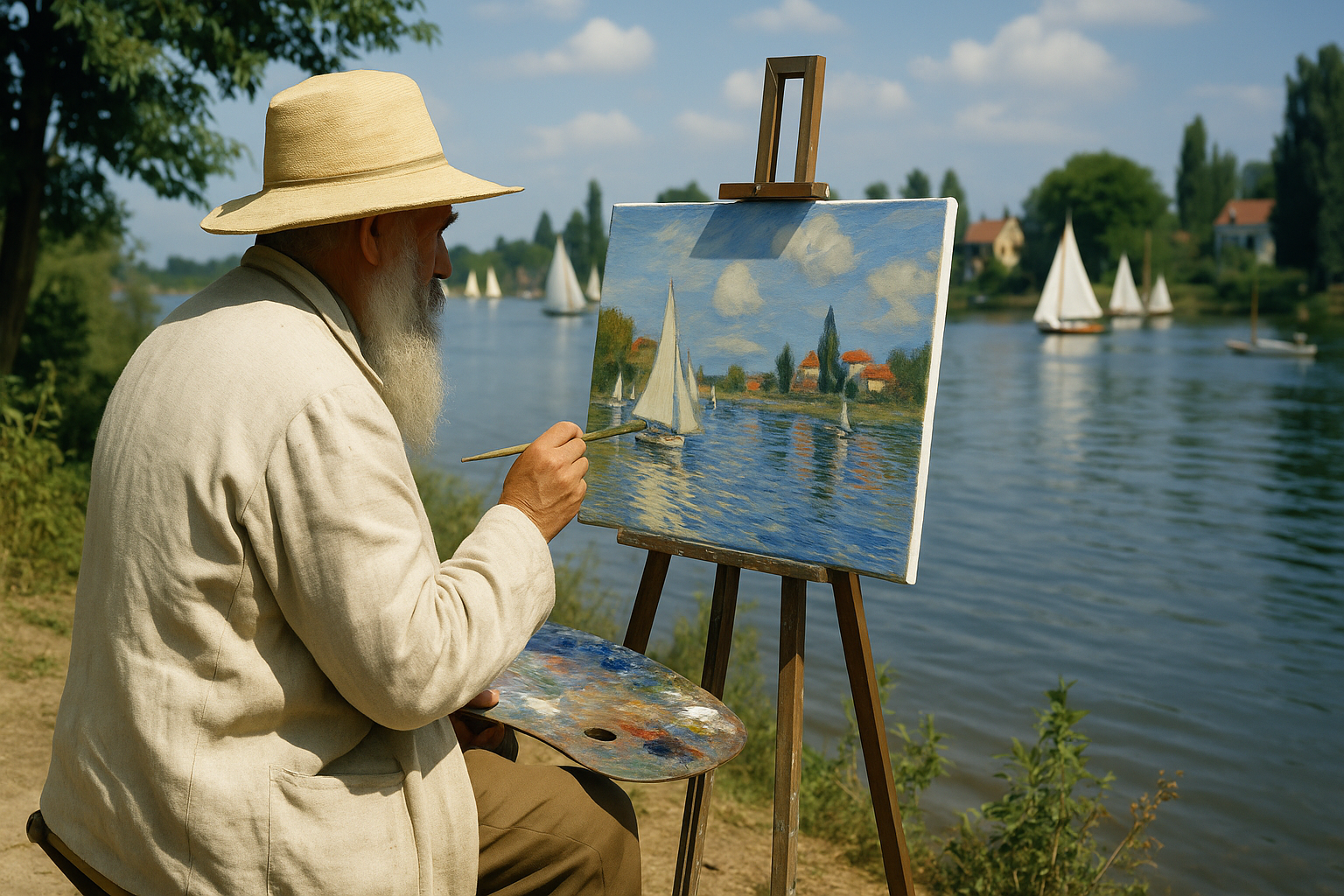 Claude Monet in Argenteuil: When the light embraces the Seine