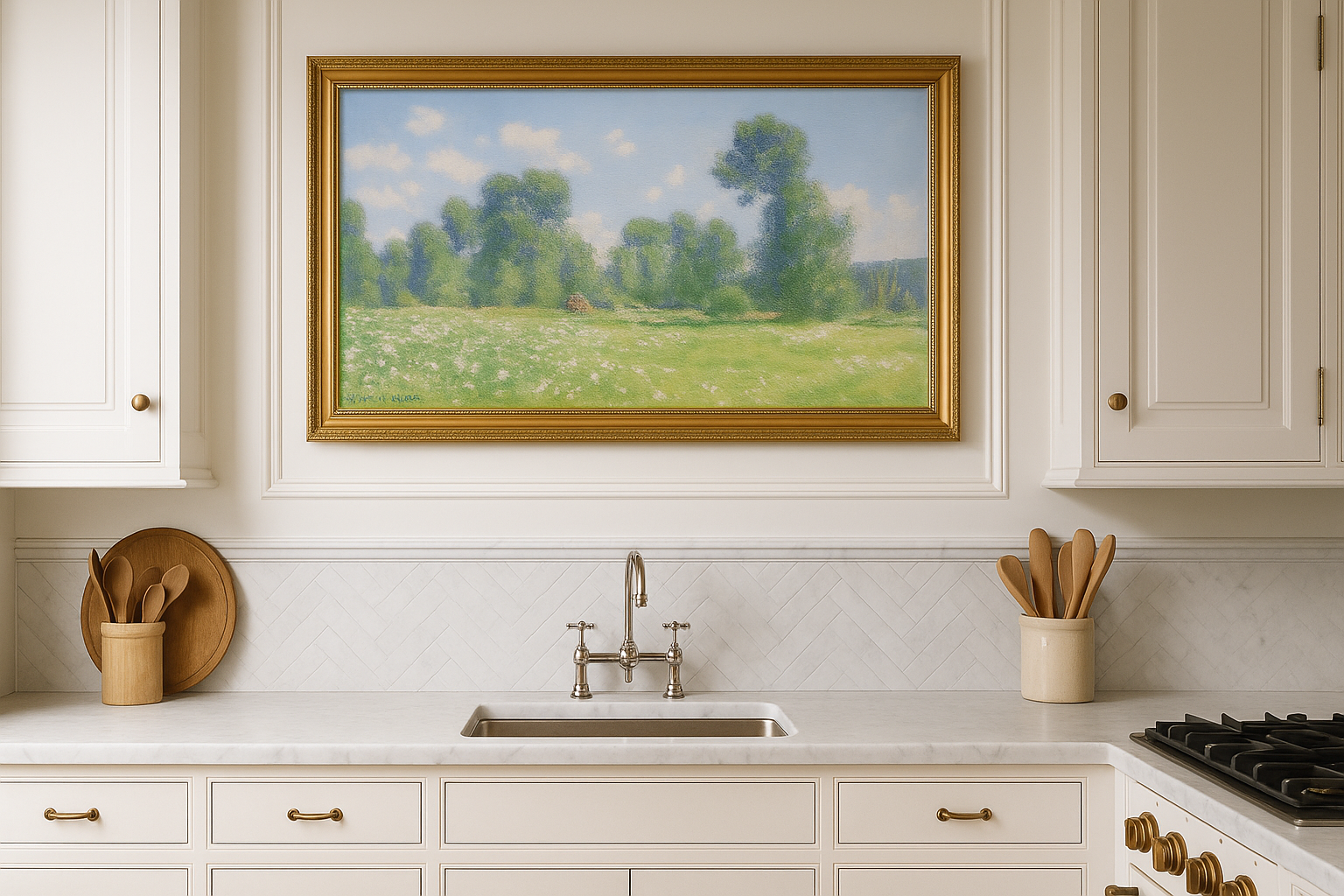 How to decorate your interior with an impressionist painting?