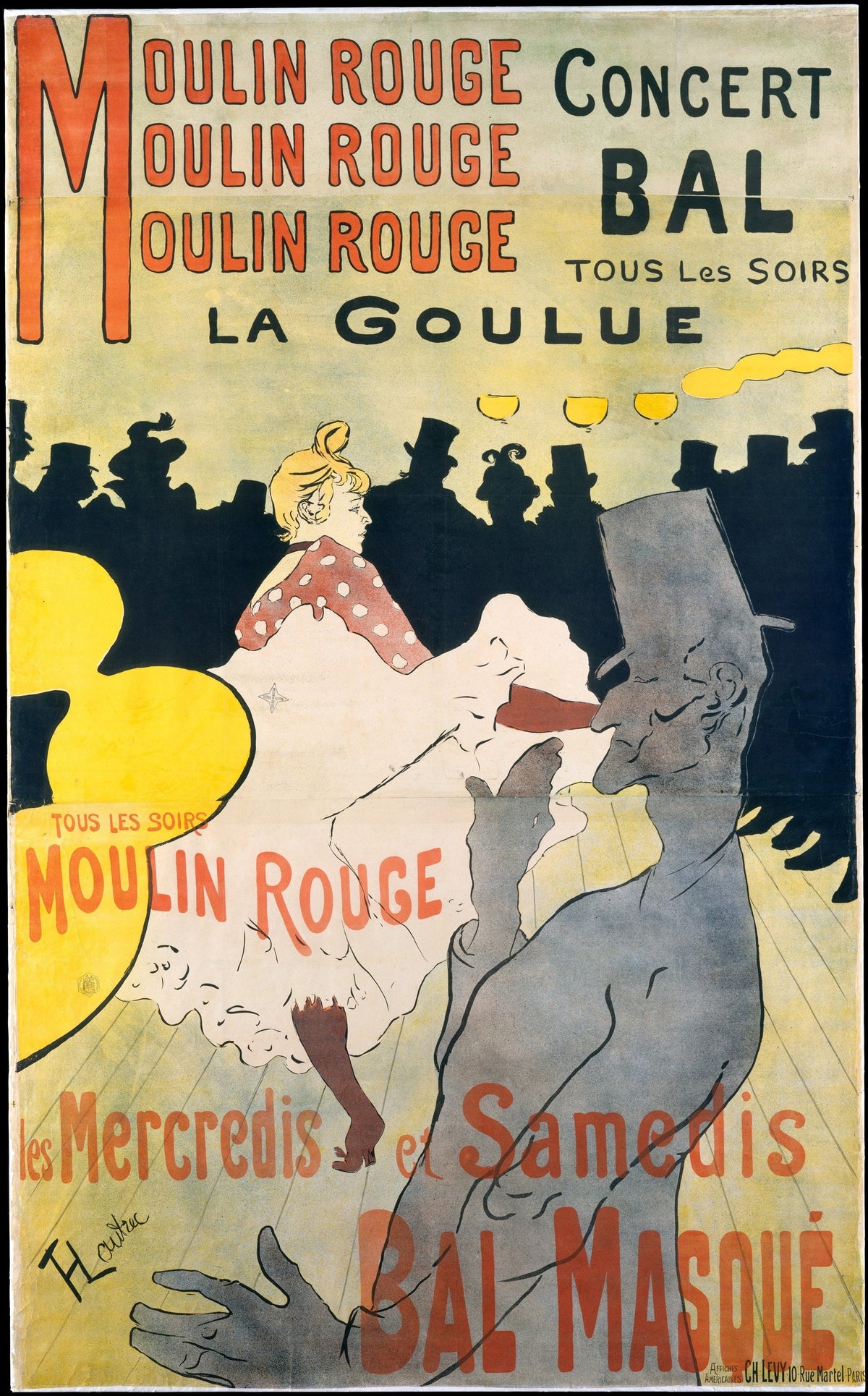 Moulin-Rouge. La Goulue — Henri de Toulouse-Lautrec