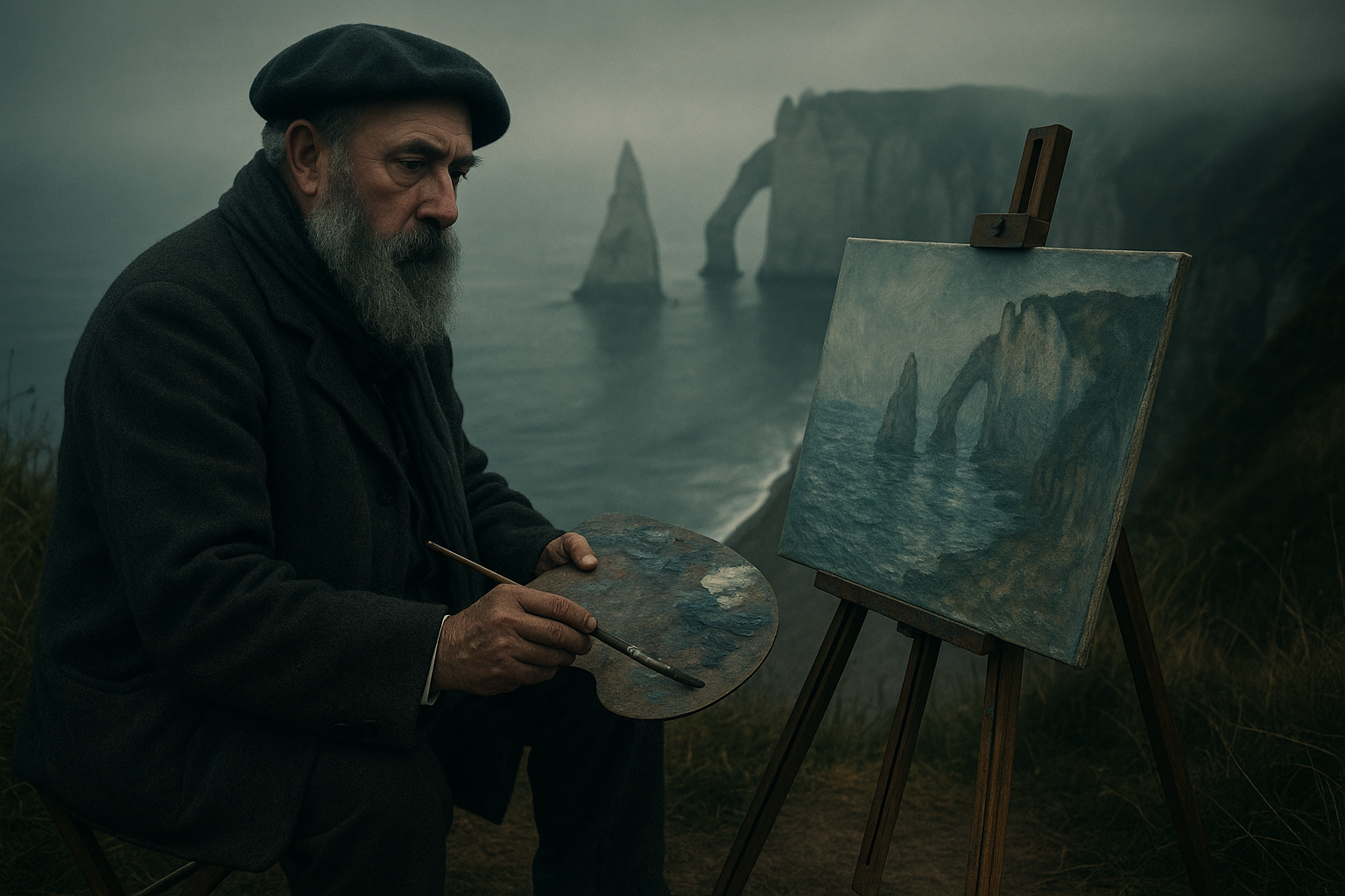 What do Monet's landscapes really hide?