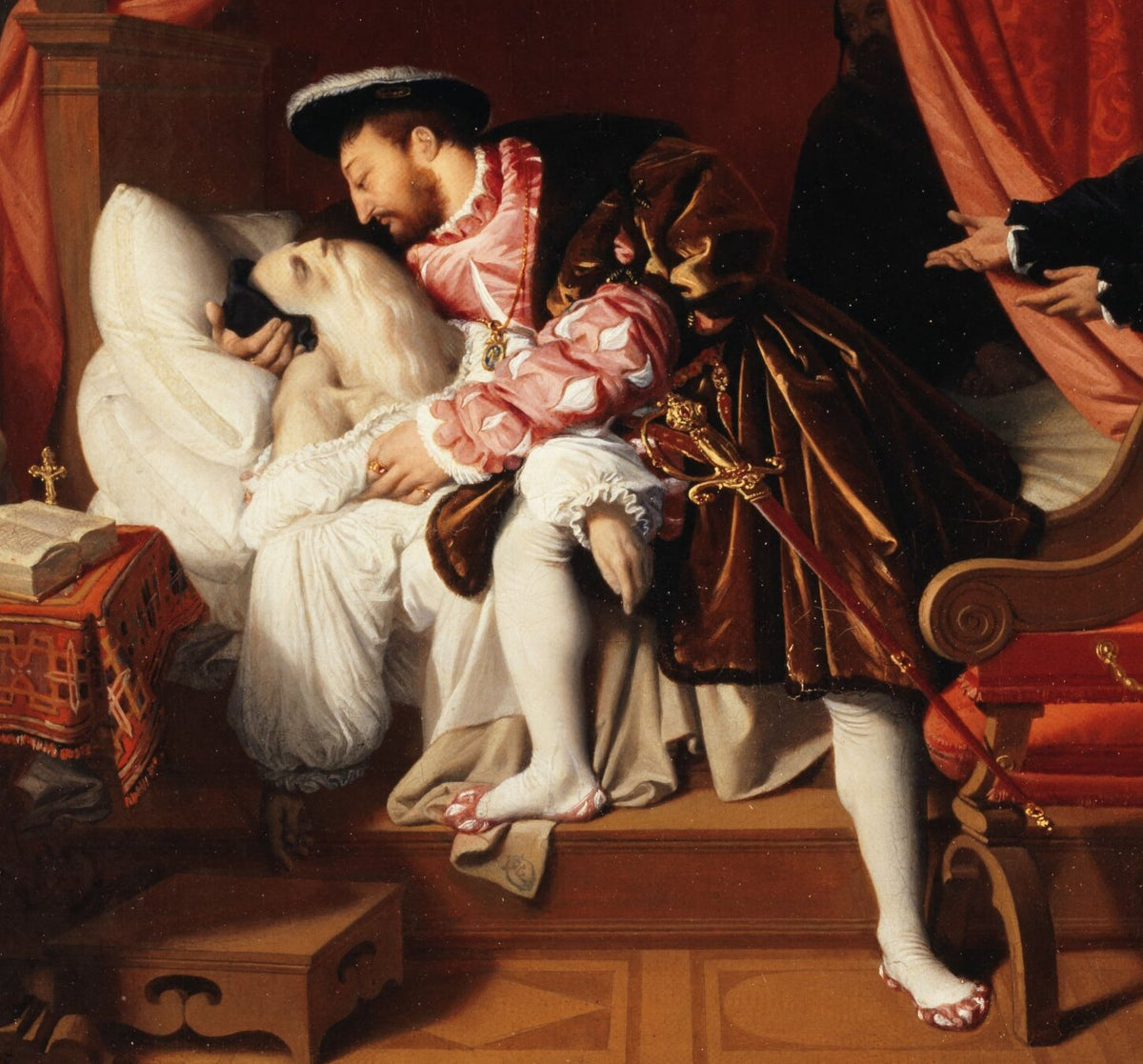 François Ier soutient Léonard de Vinci mourant dans le tableau d’Ingres