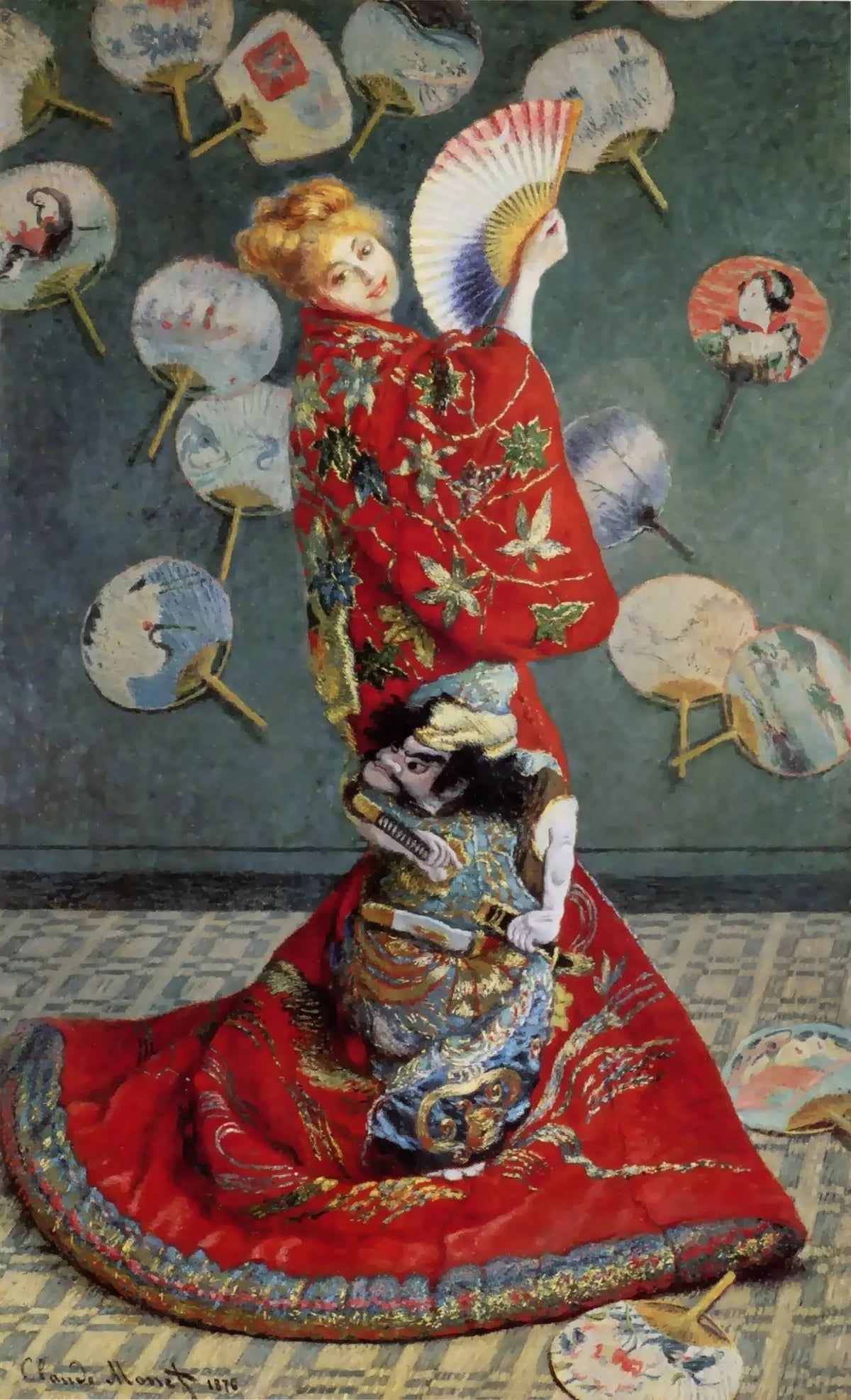 La Japonaise, Camille Monet en costume japonais, Claude Monet, 1876