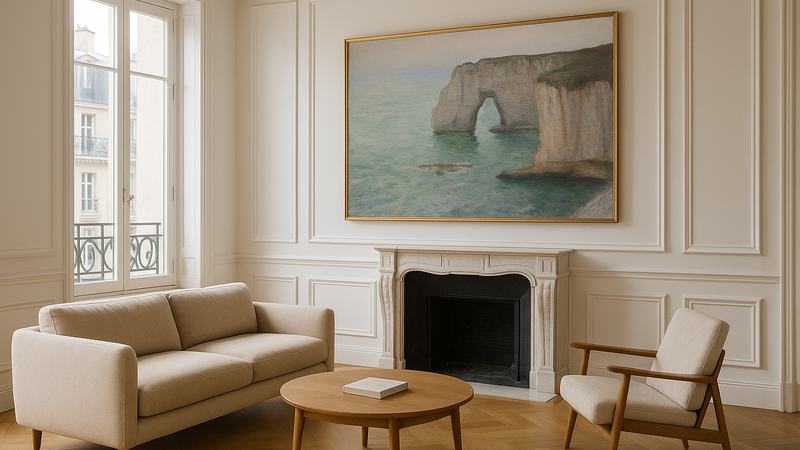 Seaside painting