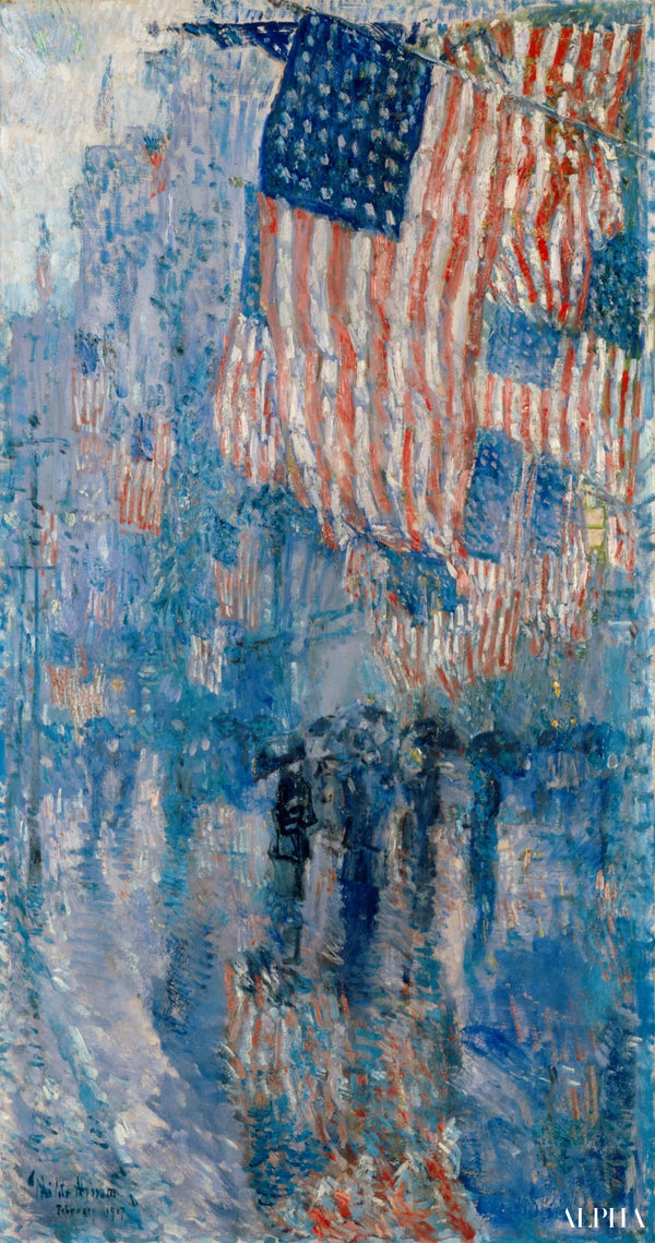 16- Childe Hassam (1859–1935) (American Impressionism)