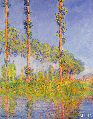 20 Famous Paintings of Poplars – Claude Monet