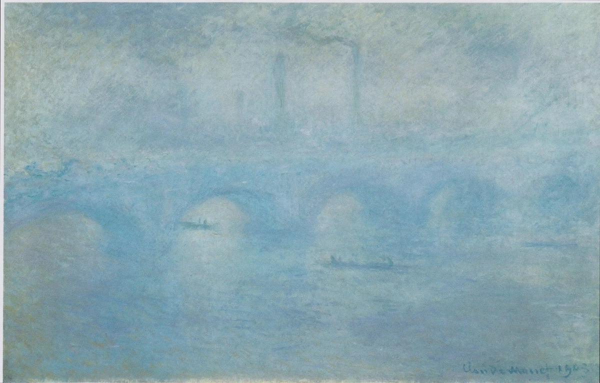The Waterloo Bridge, fog effect - Claude Monet