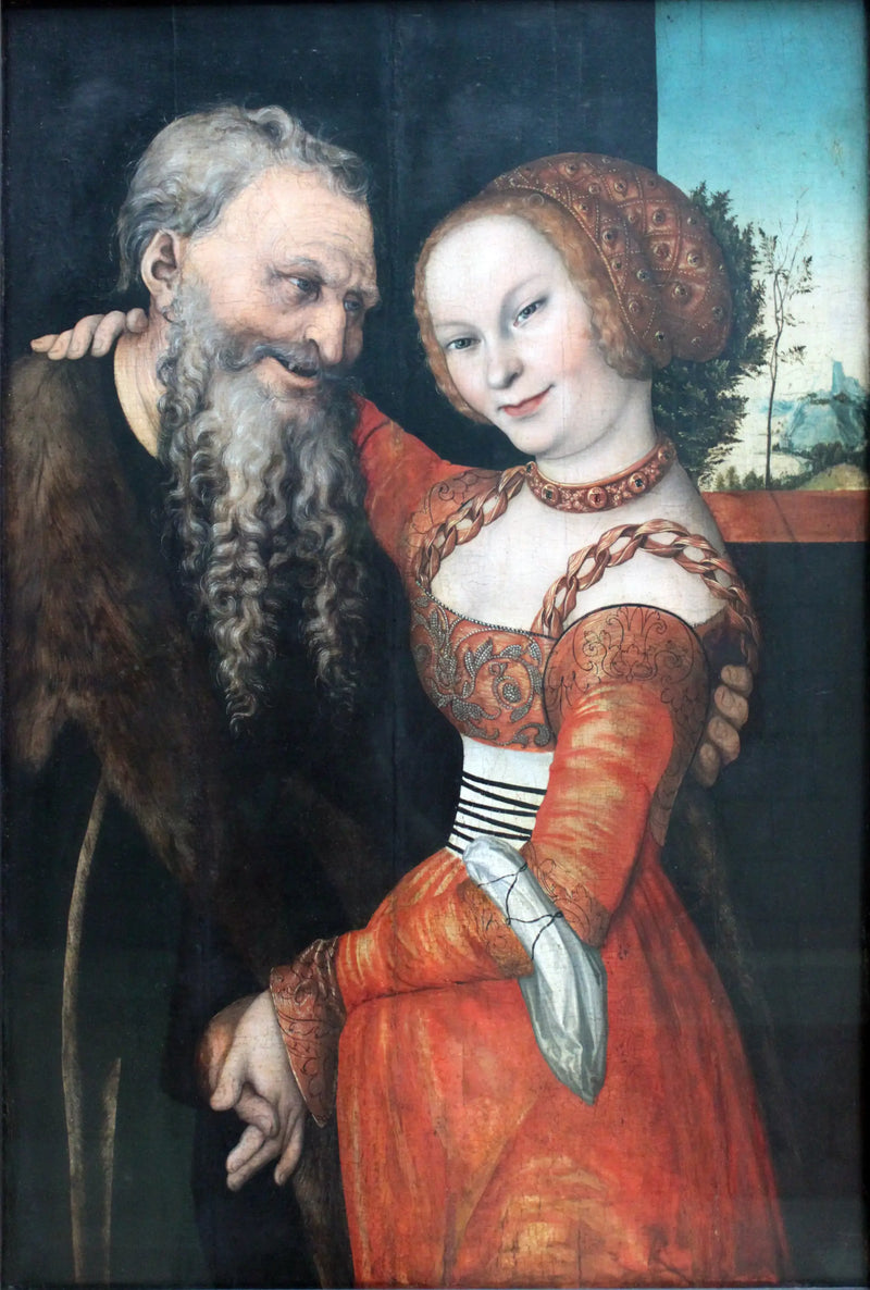 The mismatched couple - Lucas Cranach the Elder