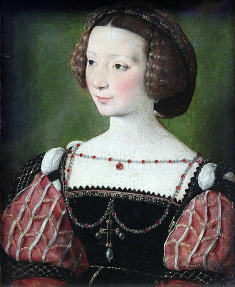Portrait of Beatrix Pacheco, Countess of Montbel and Entremonts - Jean Clouet