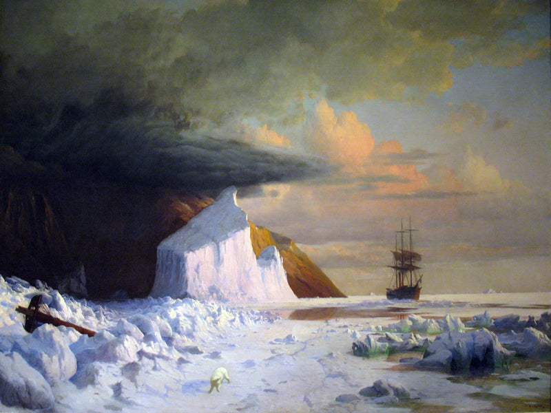An Arctic Summer: Drilling the Ice Floe in Melville Bay - William Bradford