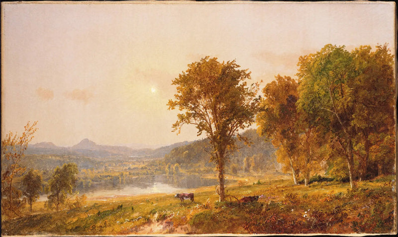 The Brimstone Mountains and Sugar Loaf from Warwick - Jasper Francis Cropsey