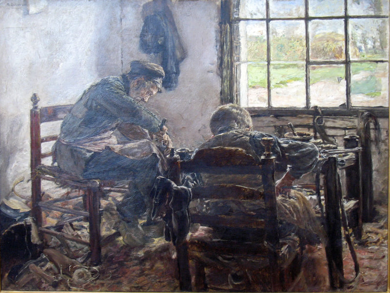 Shoemaker's Workshop - Max Liebermann