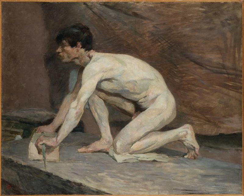 The Marble Polisher - Henri de Toulouse-Lautrec