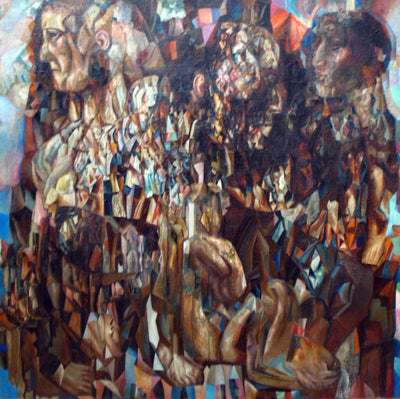 Composition. Visages. - Pavel Filonov