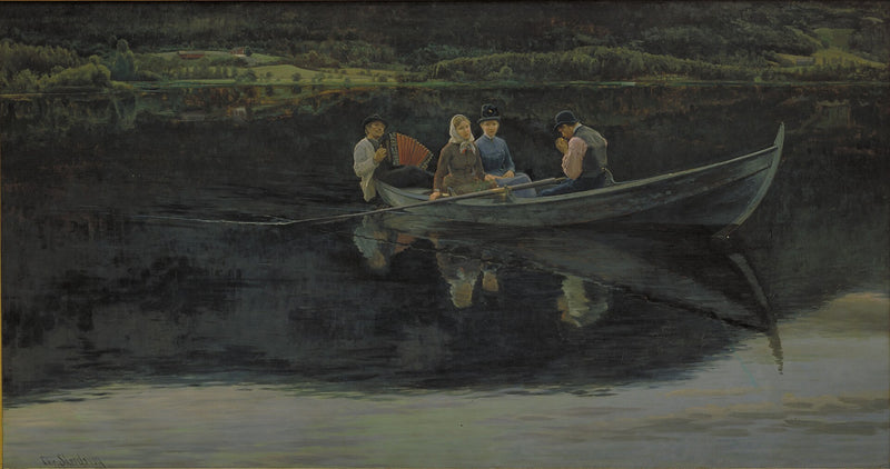 Nuit de la Saint-Jean en Norvège - Christian Skredsvig