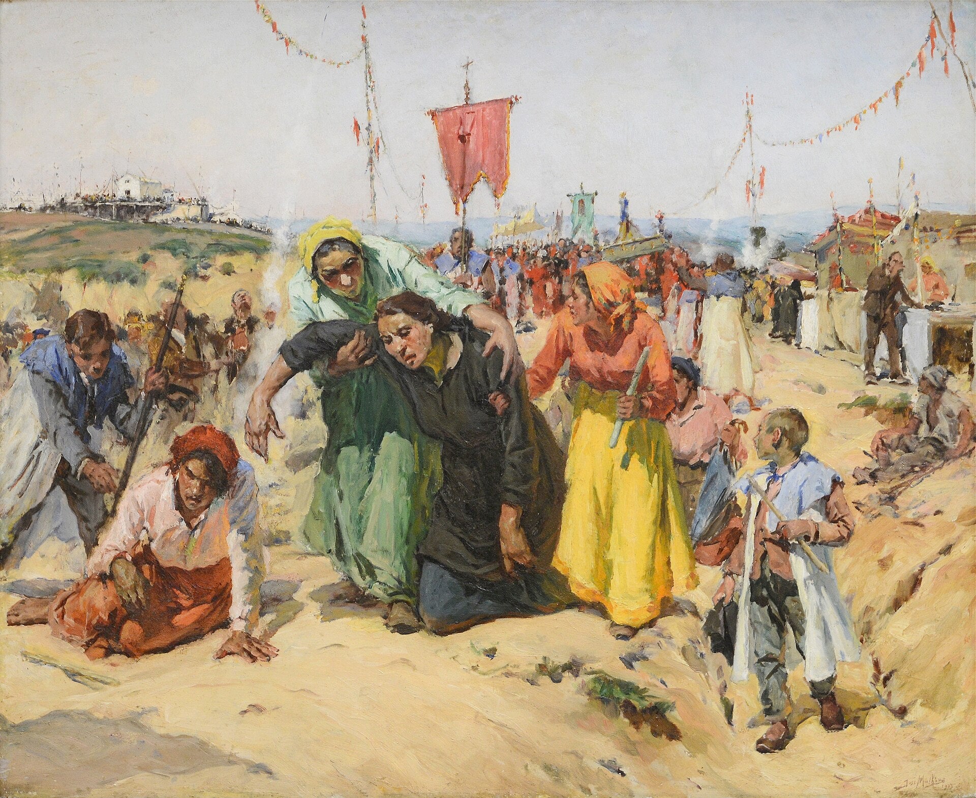 Les Promesses, José Malhoa, 1920