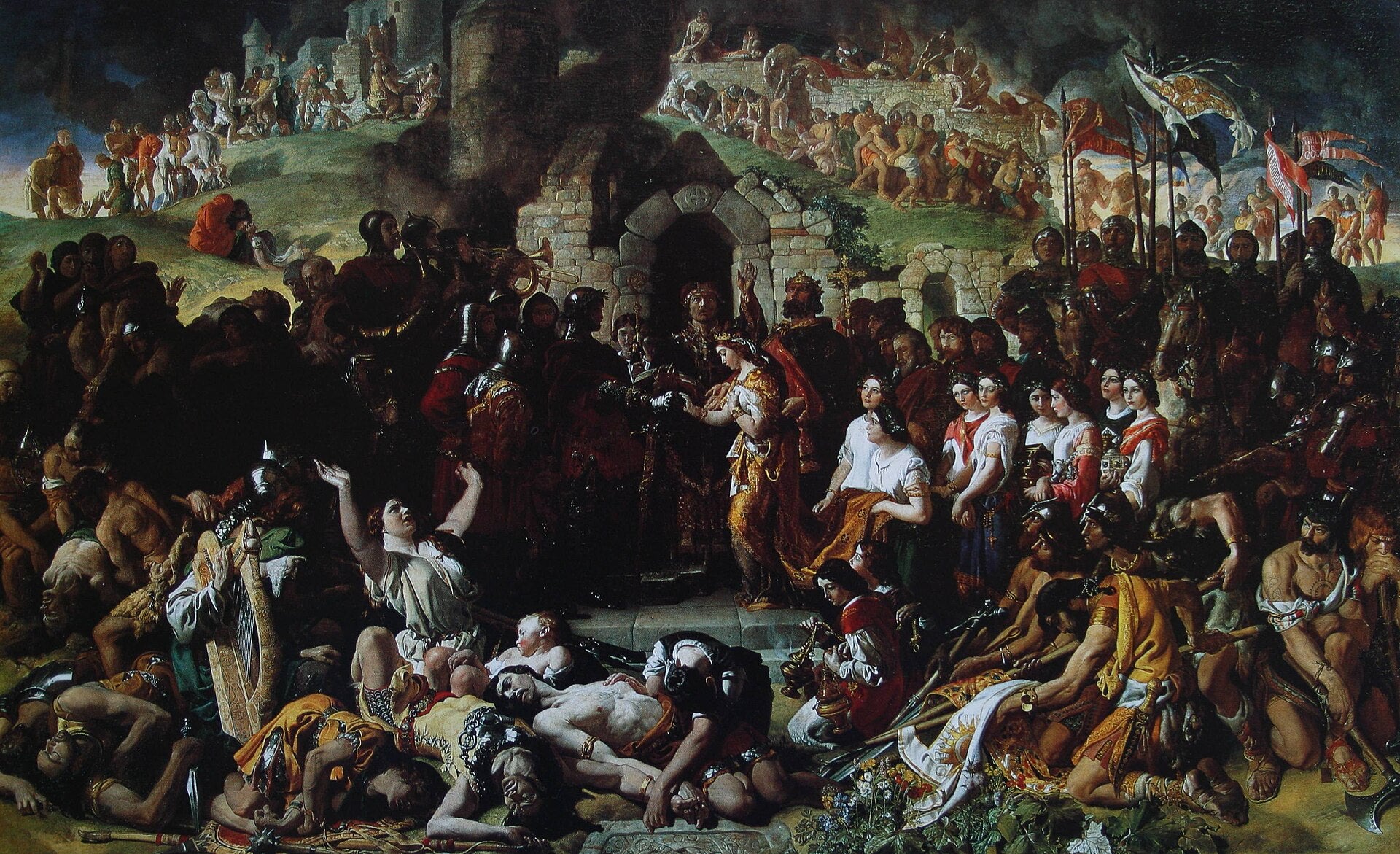 Le Mariage de Strongbow et Aoife, Daniel Maclise, 1854