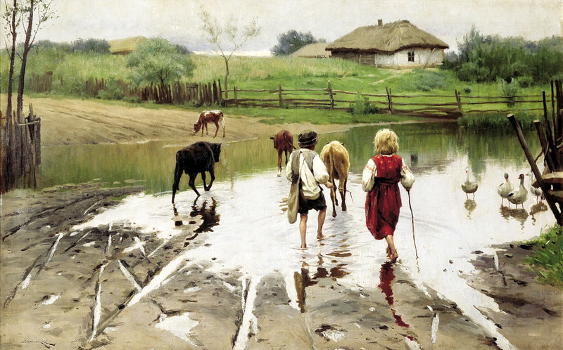 Le Gué - Mykola Pymonenko