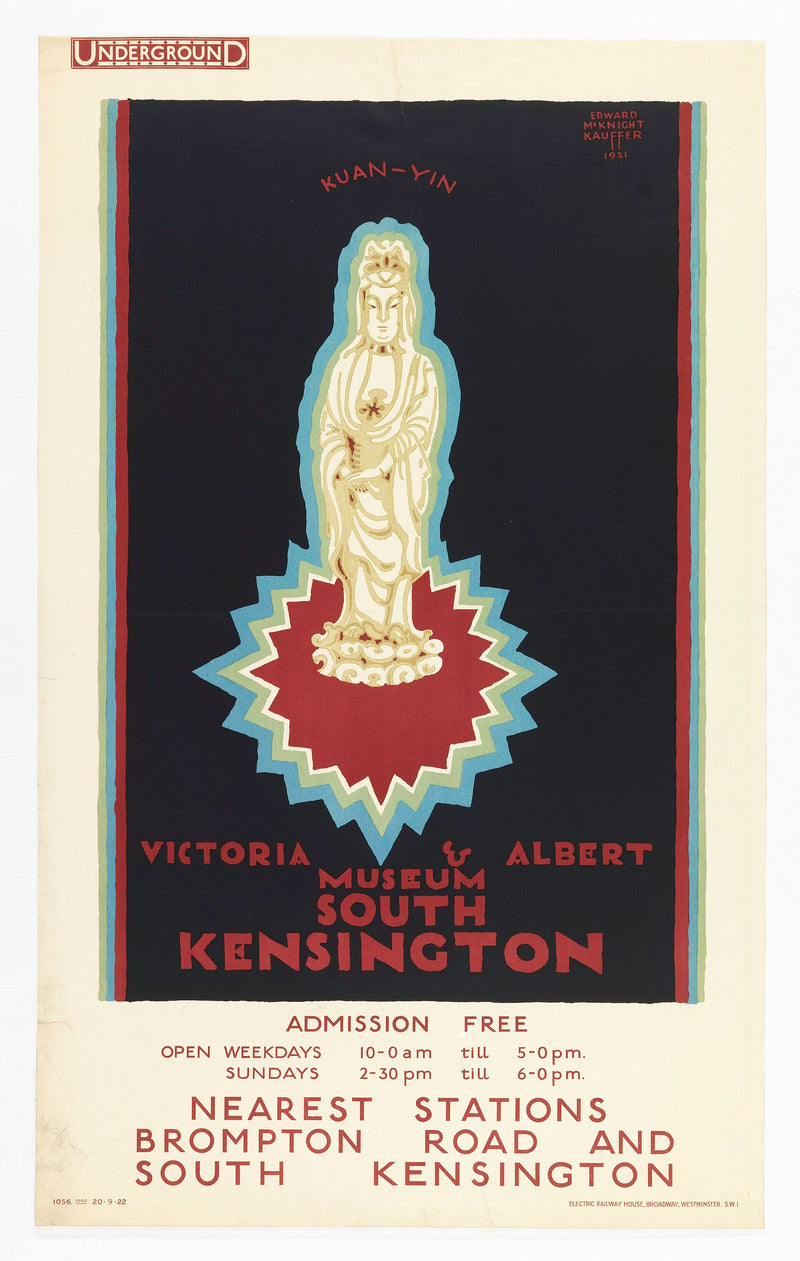 Victoria and Albert Museum — Kuan-Yin - Edward McKnight Kauffer