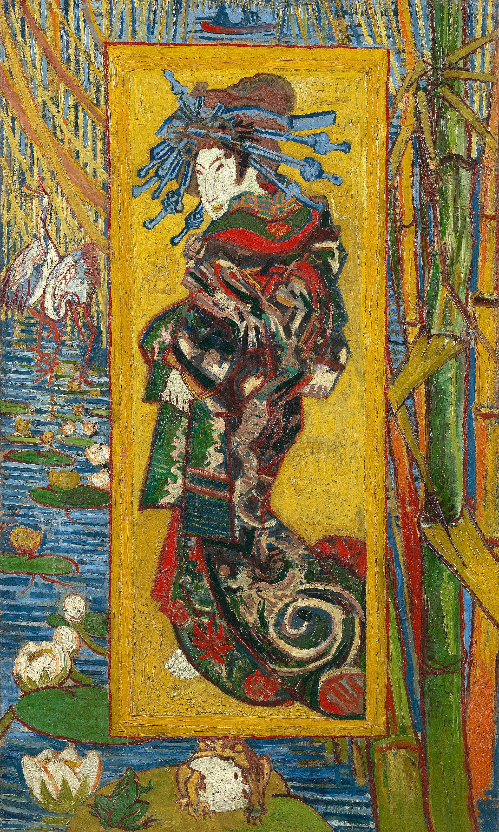 Japonaiserie : Oiran - Vincent van Gogh