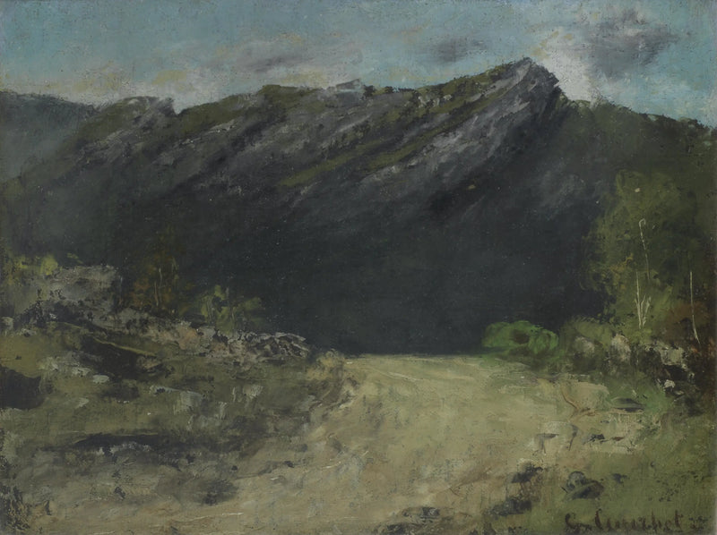 Jura Landscape - Gustave Courbet