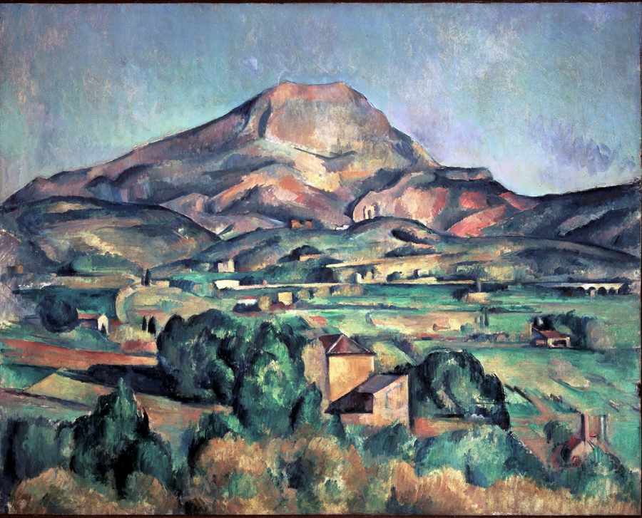 The Mont Sainte-Victoire seen from Bellevue - Paul Cézanne