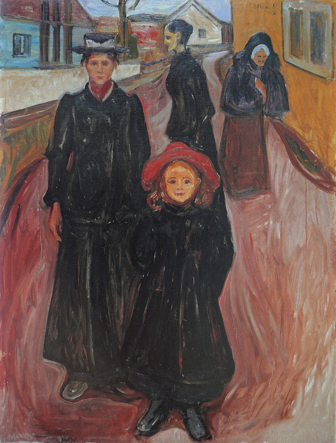 Reproduction du tableau « Les Quatre Âges de la vie - Edvard Munch » par Alpha Reproduction en peinture à l’huile