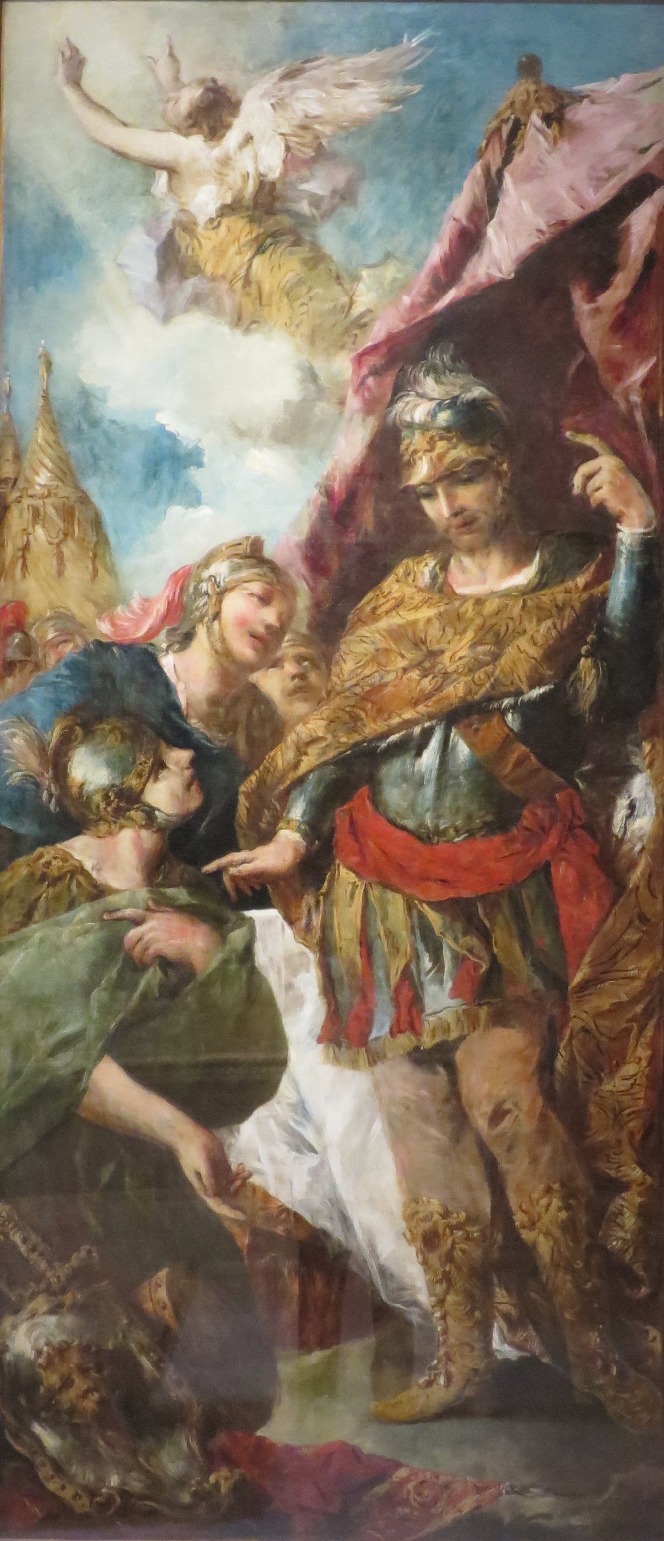 Godefroy de Boulogne convoque ses chefs au conseil - Francesco Guardi