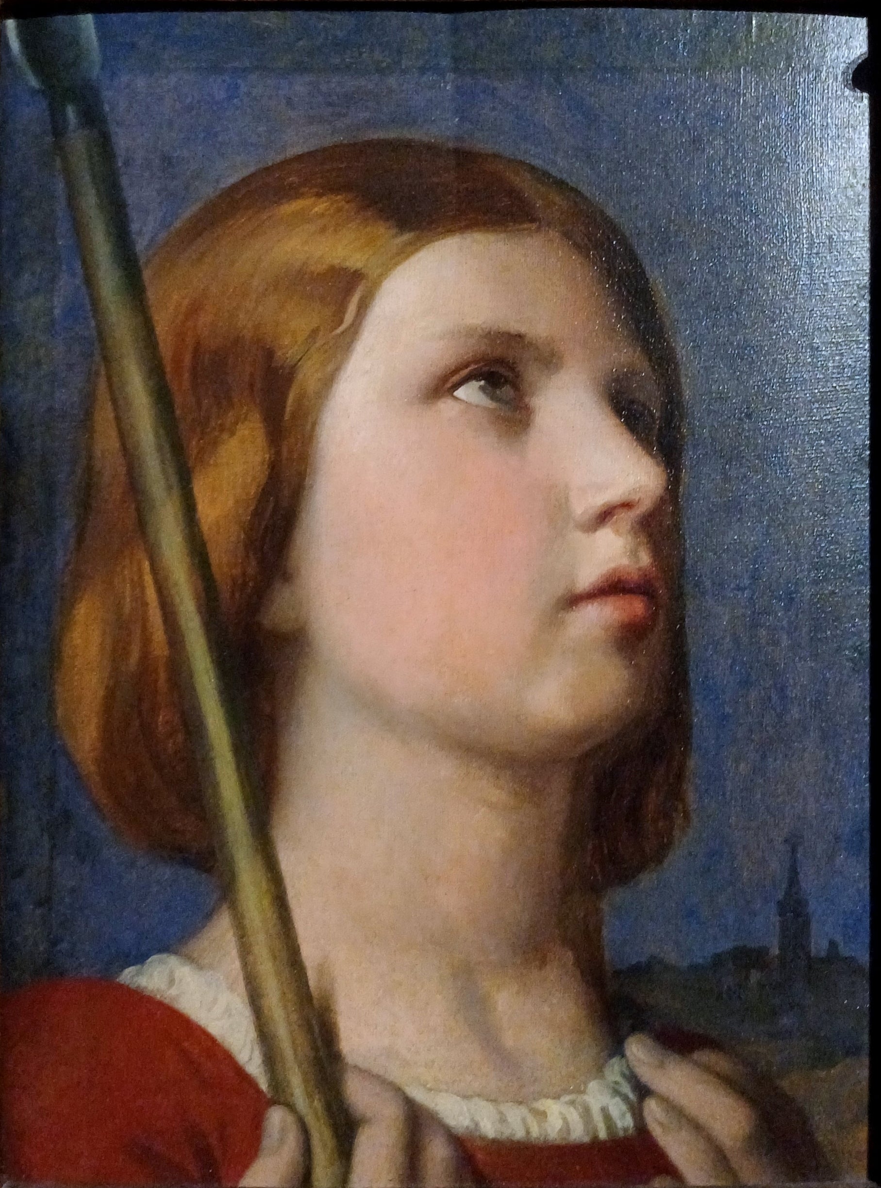 Head of Joan of Arc in Ecstasy - Jean-Auguste-Dominique Ingres