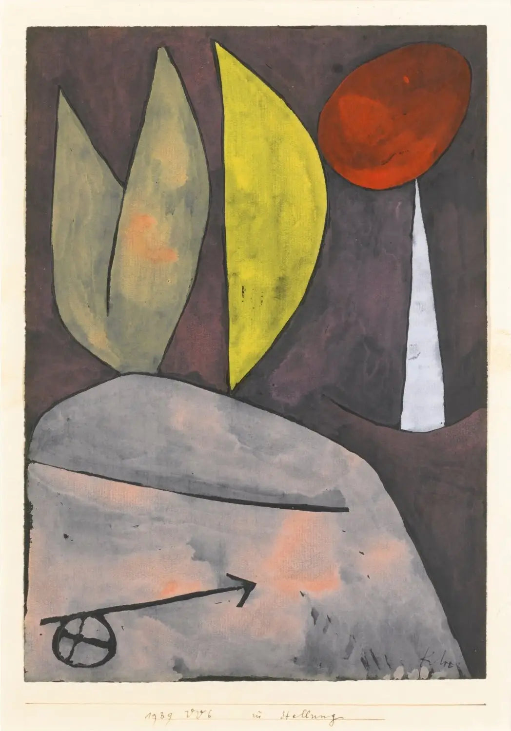 En position - Paul Klee - Alpha Reproduction