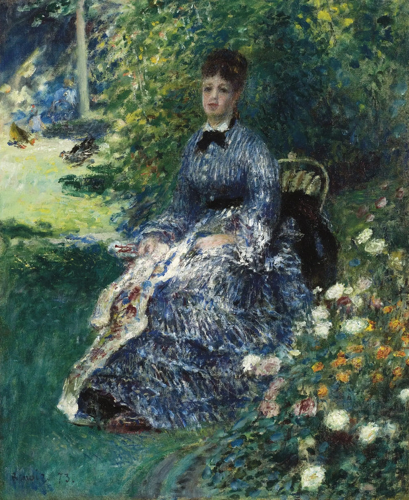 The tapestry in the park - Pierre-Auguste Renoir