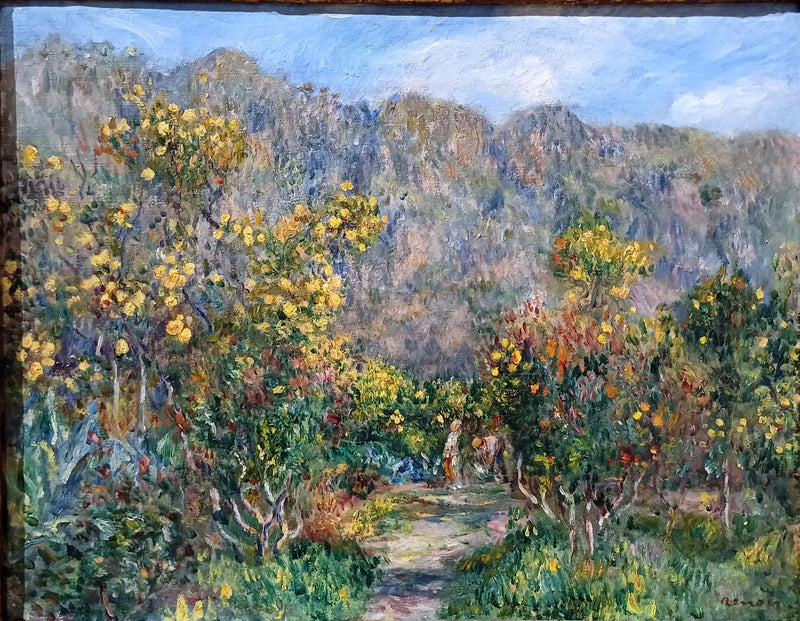 Landscape with Mimosas - Pierre-Auguste Renoir