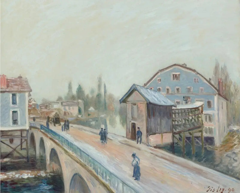 The Bridge of Moret - Alfred Sisley