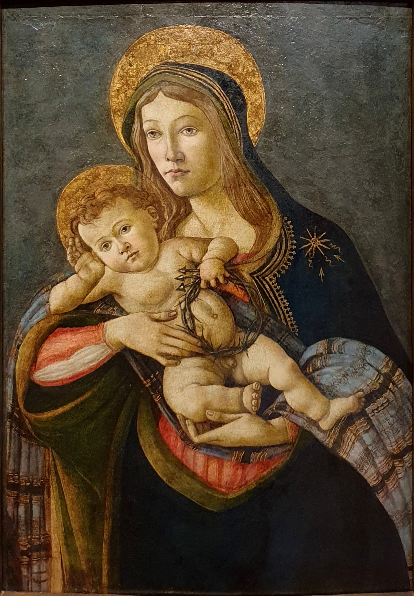 The Virgin and Child with the Crown of Thorns and Three Nails - Sandro Botticelli